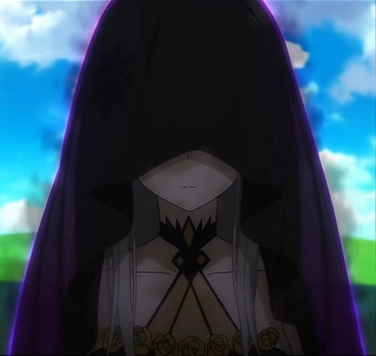 Satella - the Witch of Envy, whose faint presence lingers behind every loop